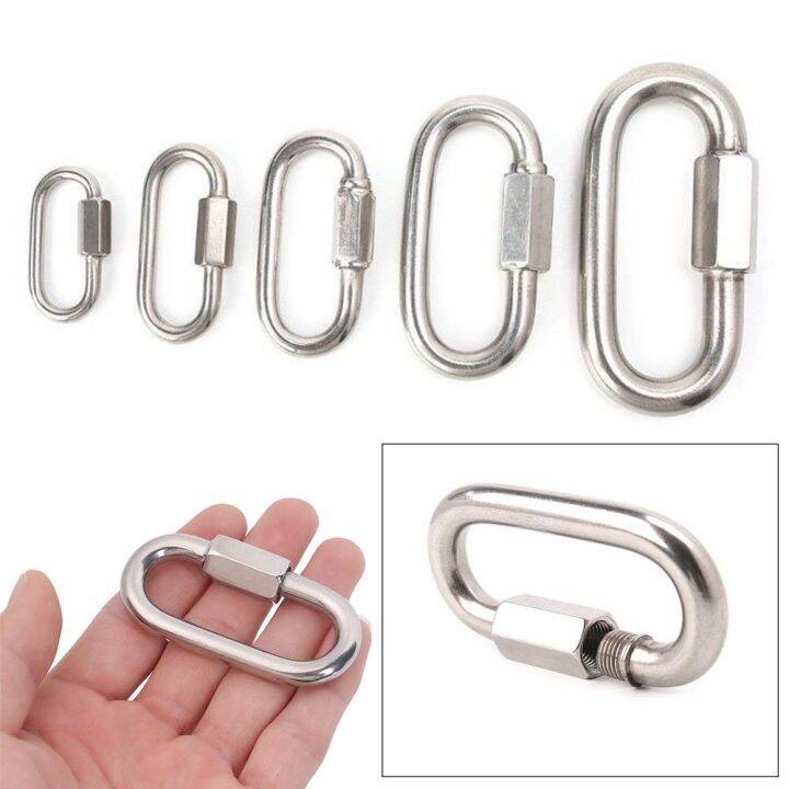 【COD+IN STOCK】 New Stainless Steel Quick Links Chains Buckles