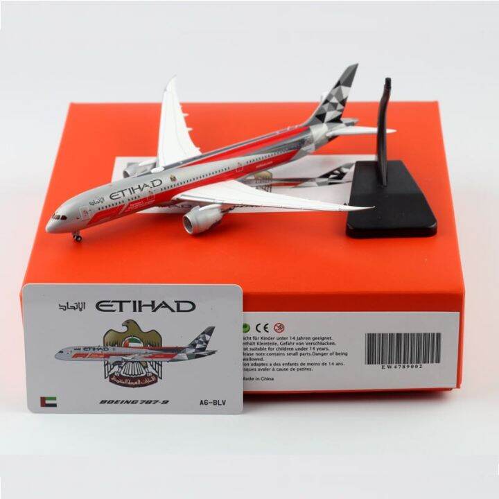 w-diecast-1-400การจำลองของสายการบิน-etihad-b787-9เครื่องบินโลหะผสม-a6-blv-ใหม่เอี่ยมแบบสำเร็จรูปของสะสม