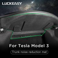 LUCKEASY For Tesla Model 3 Shock Absorption And Noise Reduction Model3 2023 Custom Fit Car Trunk Noise Reduction Mat Accessories