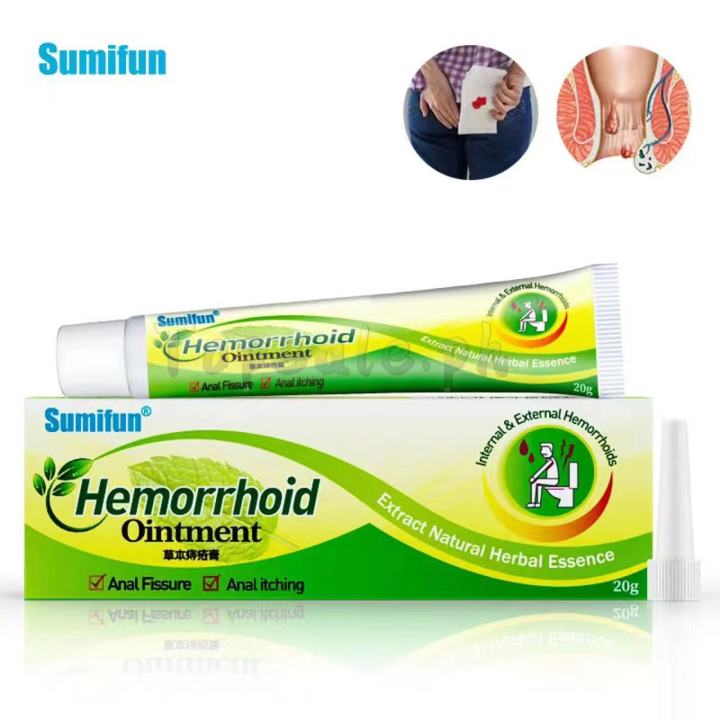 Sumifun Mint Hemorrhoid Ointment Internal And External Anal Fissure
