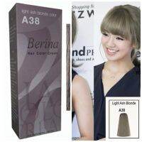 Berina Hair Color ครีมเปลี่ยนสีผม เบอรีน่า เปล่งประกาย ติดทนนาน ปิดผมขาว แล้วยังช่วยปกป้องการทำร้ายเส้นผม สี A38