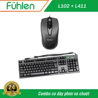 Bộ phím chuột có dây Fuhlen L102 và L411 - Hàng chính hãng
