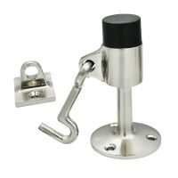 【CW】 Door Stopper Stops Anti-Collision Toilet Holder Catch Doorstop Hardware with Buckle