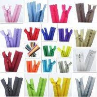 50 Pcs Of 3# Silk Hidden Zipper 30-50 Cm (12-20 Inches) Custom Sewing Process Multi Color Optional Door Hardware Locks Fabric Material