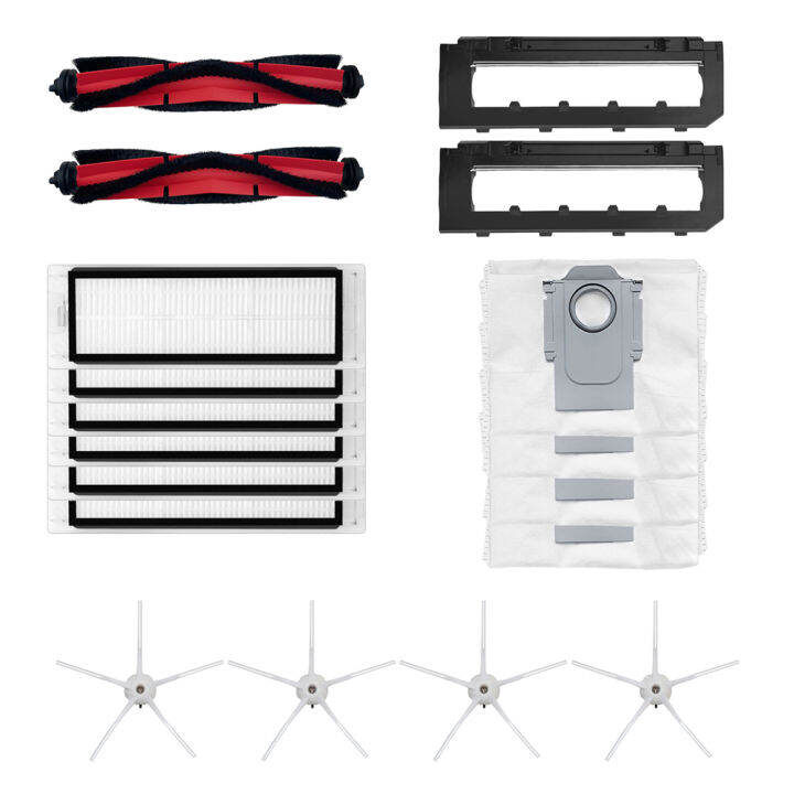 2-แปรงหลัก2-ขายึดลูกกลิ้ง4-แปรงด้านข้าง6-แผ่นกรอง-hepa-4-ชุดถุงเก็บฝุ่น10-แผ่นกรอง-hepa-สำหรับ-roborock-q5