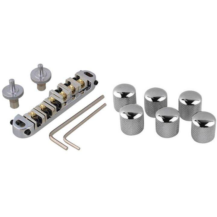 Roller Saddle Bridge with Posts and Spanner & Electric Guitar Bass