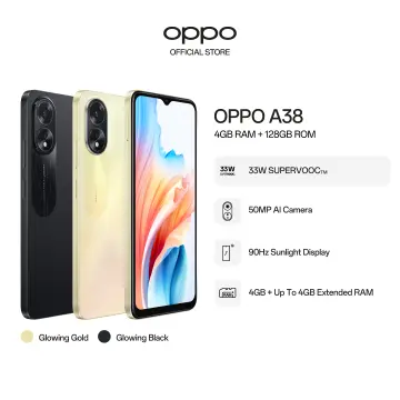 Buy OPPO A38 (RAM 4GB, 128GB, Glowing Gold) at Best price