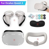 VR Protective Cover Set Touch Controller Shell Case With Strap Handle Grip For Oculus Quest 2 VR Accessories