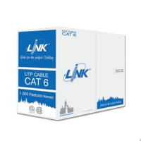 LINK สายแลน CAT 6 UTP รุ่น US-9116 สายยาว 305 เมตร สีขาว -- EU 26 --