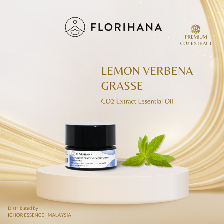 Essential Oil - Lemon Verbena Organic 5 G - 100% Pure and Natural - Florihana