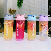 500ml Plastic Water Juice Shaker Bottles Blender Protein Powder Container Bodybuilding Protein Stirring Cup Sports Supplements