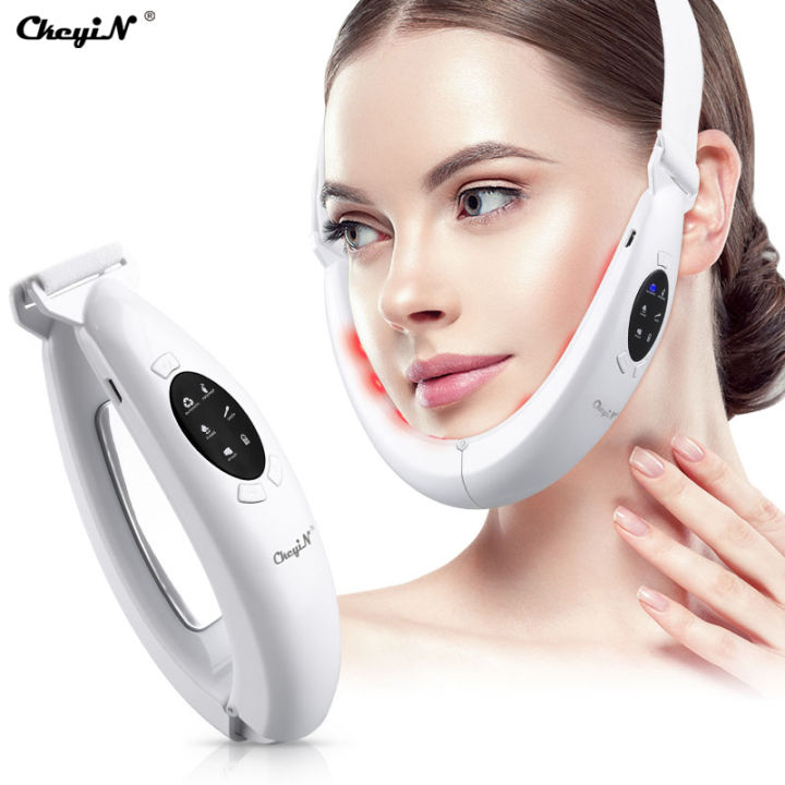 2021ckeyin-face-lift-tape-machines-face-roller-vibrator-face-massage-machine-facial-massage-fat-burning-face-care-face-lift-device