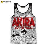 Akira 3D Printed Tank Tops Men Women 2023 New Fashion Casual Harajuku Style Mens Clothing Hip Hop Streetwear Sleeveless Shirts