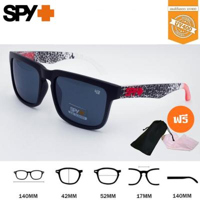 Spy4-แดง แว่นกันแดด แว่นแฟชั่น กันUV คุณภาพดี แถมฟรี ซองเก็บแว่น และ ผ้าเช็ดแว่น