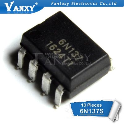 10PCS 6N137S SOP8 6N137SD SOP 6N137 SOP-8 SMD new and original IC WATTY Electronics