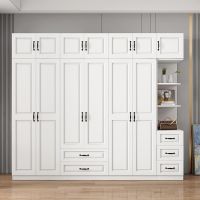 [COD] Panel European-style side-by-side wardrobe home bedroom modern minimalist large-capacity economical locker