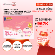 Thạch collagen jelly chanh yuzu Aishitoto 30 thanh 30.000 mg