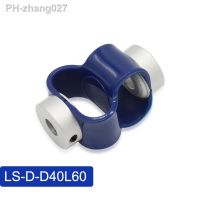 Cloweit LS-D-D40L50 L60 Double Loop Couple Flexible Alumnum Alloy Encoder Coupling