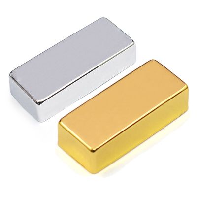 10Pcs Sealed Style Brass 68x29mm Pickup Covers/Lid/Shell/Top for Electric Guitar/Metal Guitar Humbucker Covers Chrome