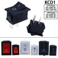 23 New KCD11-101 3A/6A 250V 6A/10A 125V 10*15Mm 21*15Mm SPST 2PIN ON/OFF G130 Boat Rocker Switch Car Dash Dashboard Truck KCD1 Switch