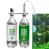 เครื่องกำเนิดไฟฟ้า CO2สำหรับพืชพิพิธภัณฑ์สัตว์น้ำ DIY CO2ชุดแรงดันกับเคาน์เตอร์ฟอง (ไม่รวมขวด)