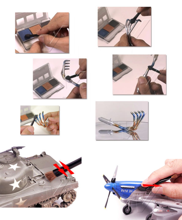 สภาพอากาศ-master-weathering-ปากกาแปรงทาสีแปรงสำหรับรุ่นอาคารทหารรุ่น-diy