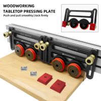 Roller Guides Feather Loc Board Table Saw Clear-Cut Precision Stock Guides Anti Rebound Safety Pushing Auxiliary Tool