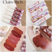 ลิปแมทซูเฟล่ แบรนด์แคลร์ริช clairerich ลิปแมทตัวใหม่ของทางแบรนด์ สวยสับทุกสี