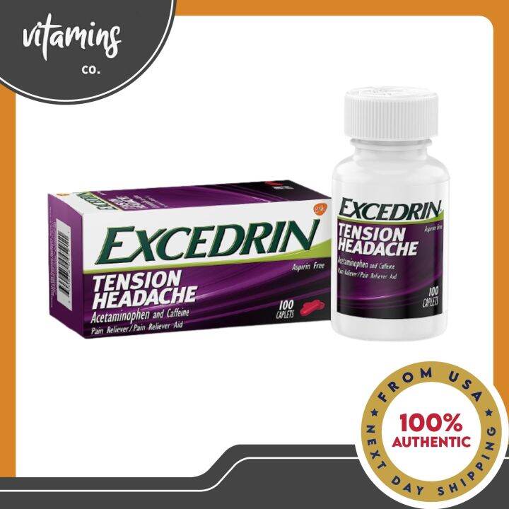 Excedrin Tension Headache, Aspirin Free for Head, Neck and Shoulder