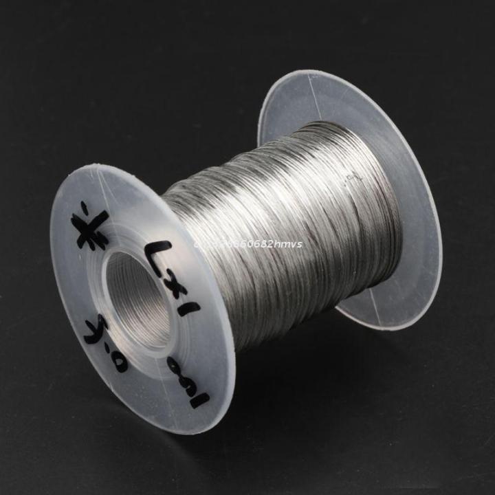 100m-304-stainless-steel-wire-rope-soft-fishing-lifting-cable-1-7-clothesline-with-30-aluminum-ferrules-dropship