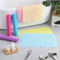 Soft and Durable PVC Suction Cup Bath Mat, Non-Slip Bathroom Floor Mat for Shower and Tub