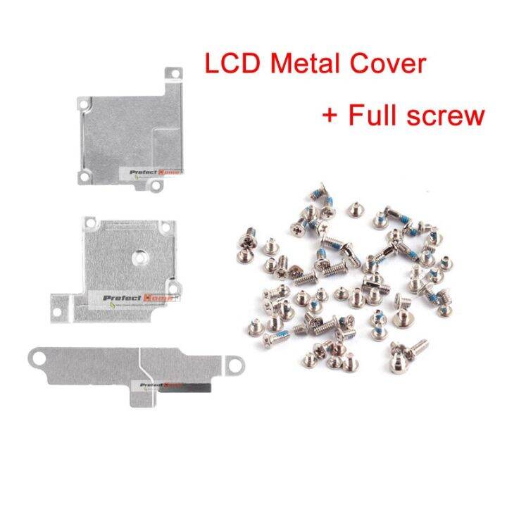 1ชุดหน้าจอ-lcd-บัมเปอร์โลหะสกรูแบบเต็มสำหรับ-iphone-5-5-5s-6-6s-7-8-plus-x-xr-xs-max-ส่วนตัวหนีบด้านในที่ราวโลหะ