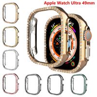 Diamond Bumper Protective Case for Apple Watch Cover Series 8 SE 765 for Apple 38/40/41/42/44/45/49MM Smart Bracelet Accessories Cases Cases