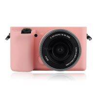 เคสกล้อง Soft Silicone Camera Case Bag Cover Skin For Sony ILCE-6000 A6000 Pink (0885)