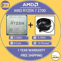 USED AMD Ryzen 7 1700 R7 1700 3.0GHz Eight-Core Sixteen-Thread CPU