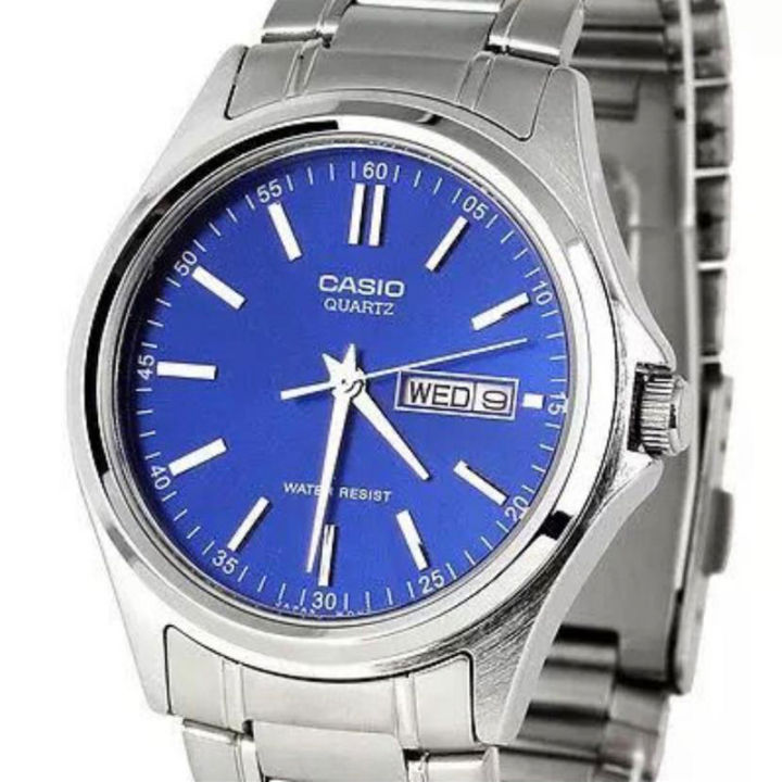 นาฬิกา-casio-set-คู่รัก-รุ่น-mtp-1183a-2a-และ-ltp-1183a-2a-สายแสตนเลส-หน้าปัดสีน้ำเงิน-สินค้าขายดี-มั่นใจ-ของแท้-100-ประกันศูนย์-1-ปีเต็ม