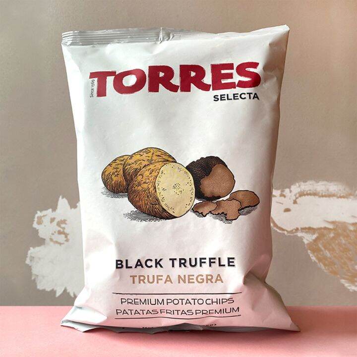 Torres Selecta Black Truffle Potato Chips 125g Lazada PH