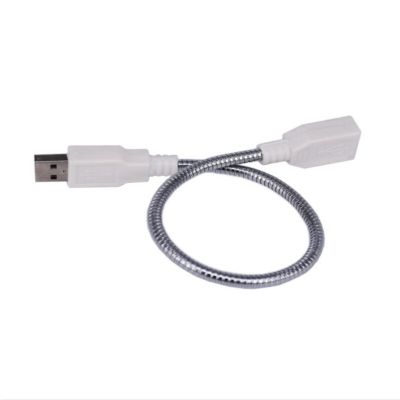 LED Light Adapter Cable 360 Degree Bending Metal Flexible Tube USB Extension Cable Male To Female Extender Cable For Laptop PC