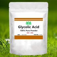 50-1000G 100% Glycolic Acid Powder For Skin Whitening,Anti-Wrinkle,Improve Skin Acne Scars, Factory Supply DIY Homemade