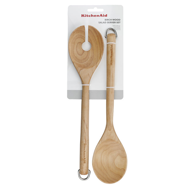 kitchenaid-birchwood-salad-servers-fork-and-spoon-light-wood-ช้อนส้อมสำหรับตักสลัด