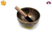 ขันทิเบตแฮนด์เมด ขนาด17.5ซม. น้ำหนัก982กรัม ชามทำสมาธิแฮนด์เมด Tibetan Handmade Singing Bowl