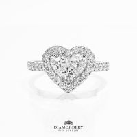 แหวนเพชรแท้ AsOne Heart Diamond Ring 003 ( Diamond Ring )