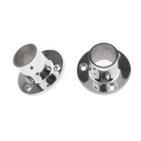 2Pcs 316สแตนเลส90องศา Marine เรือ Hand Rail Fitting 32Mm 1-14