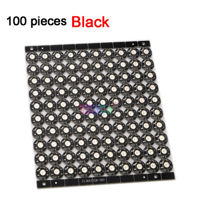 100 pieces 4-Pin WS2812B WS2812 LED Chips &amp; Heatsink WhiteBlack PCB 5V SMD 5050 RGB Pixels modules WS2811 IC