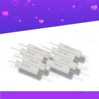 10W Ceramic Cement Resistor 5 10 Pcs In A Pack 0.1R 0.5 1 2 3 4.7 10 20 50 100 Ohm 6.8k 0.25R 0.5R 3R 27R 12R 100R