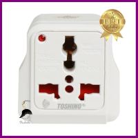 ปลั๊กแปลง 2 ขาแบน TOSHINO DD-P2S ขาวADAPTER TOSHINO DD-P2S 2-PIN WHITE **ราคารวม Vat แล้วค่ะ ไม่มีบวกเพิ่ม**