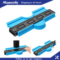 Manooby เกจวัดคอนทัวร์,เกจวัดแผ่นลามิเนตขอบกระเบื้องไม้บรรทัดวัดรูปร่างไม้ทำจาก ABS