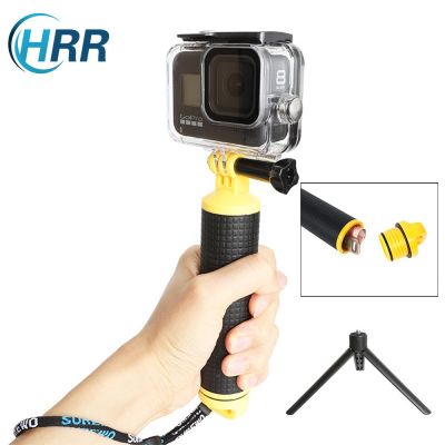 Floating Hand Grip Handle Mount Pole With 1/4 Tripod Accessory for Gopro Hero10/9/8/7/6/5 Session Go pro Max Akaso Sports Camera