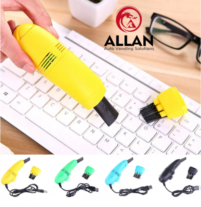 ALLAN Portable Mini Computer Vacuum USB Keyboard Cleaner PC Laptop