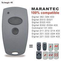 2023 latest Marantec Digital 302 304 313 Comfort 220 250 252 270 AZ021 64176 รีโมทคอนโทรล 433.92MHz 433MHz รหัสคงที่ที่เปิดประตูโรงรถ